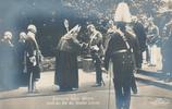 Foto AK um 1910 Kaiser Wilhelm Begrüssung durch den Abt des Klosters Loccum -