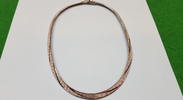 Silberkette 835 er Silber Silbercollier kette L ca. 42 cm -