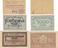 Geldern Gutscheine 5 Millionen Mark,5 Tsd.Mark, 50 Tsd. Mark -