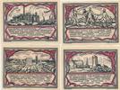 Stettin 75 Pfennig 4 Ersatzwertzeichen ( Notgeld )der Kreiskommunalkasse -