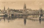 Frankfurt a. M. AK Eiserne Steg um 1910, schöne detailierte Ansicht -