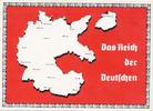 III. Reich AK: Das Reich der Deutschen,Sonderstempel v. Wien, Briefmarke, postalisch gelaufen -