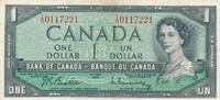 Canada 1 Dollar Geldschein Banknote -