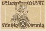 Steinheid 50 Pfennig Notgeld der Gemeinde um 1920 -