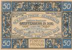 Greifenberg 50 Pfennig Notgeldschein der Stadt -
