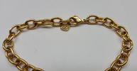 Armband von Swarovski vergoldet L: 20 cm Damenarmreif -