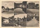 Ratingen AK Mehrbildkarte ( Haus zum Haus,Blauer See,Dicker Turm,Ostpark u. m.) -