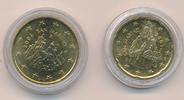 San Marino 20 Cent 2003 und 50 Cent 2006 vergoldet -