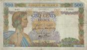 Frankreich 500 Francs La Paix/9.4.1942 -