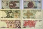 Polen 10,50,100 Zloty -