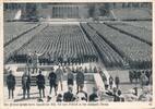 Deutschland Drittes Reich AK, Ansichtskarte, Postkarte Reichsparteitag, Adolf Hitler, Appell der SA, SS und NSKK in der Luitpoldarena -