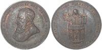 Leipzig Reformation/Religion Bronzmedaille (F.Riedel), 300-jähriges Jubiläum der Einführung der Reformation in Liepzig -