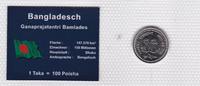 Bangladesch 2 Taka Münzen Set Ganaprajatantri Bamlades original verschweißt -