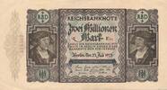 Deutsches Reich Deutschland 2 Millionen Mark, Reichsbanknote -