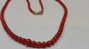 Feine Korallenkette Koralle Korallencollier Korallenschmuck -