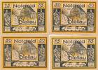 Stellau Notgeld 2 x 50 Pf., und 2 x 75 Pf. -