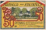 Steinfeld 50 Pfennig Gutschein der Gemeinde -