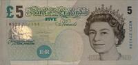 Großbritannien, England 5 Pounds Banknote -