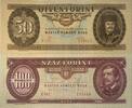 Ungarn 50,100 Forint Banknoten 2 Stück Lot, Magyar Nemzeti Bank -