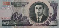 Korea Nord 5000 Won Banknote -