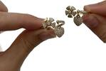 Goldschmuck 14K, 585 er Gold Ring, Goldring mit Zirkonia, Damenring, Herz -