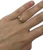 Goldschmuck Solitärring , 14K, 585er Gold Ring Goldring mit Brillant 0,10 Ct -