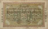 Deutschland, Deutsches Reich 100.000 Mark Notgeld, Notgeldschein, Stadt und Landkreis Gelsenkirchen, Reihe A -