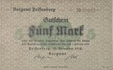 5 Mark 1918 Deutschland, Deutsches Reich Notgeld, Notgeldschein, Gutschein, Bergamt Peißenberg I-