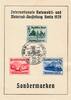 Deutsches Reich Deutschland AK Postkarte Ansichtskarte, Ganzsache Gedenkblatt, Internationale Automobil- und Motorrad-Ausstellung Berlin -
