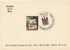 Deutschland Drittes Reich, Polen Postkarte, Propagande Kriegshilfswerk für das Deutsche Rote Kreuz, Warschau -