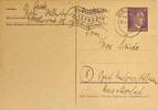 Deutschland, Drittes Reich Postkarte/Ganzsachen Der Führer kennt nur Kampf, Arbeit und Sorge, Stempel Berlin -