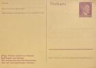 Deutschland, Drittes Reich Postkarte/Ganzsachen Der Führer kennt nur Kampf, Arbeit und Sorge -