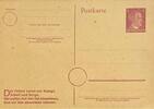Deutschland, Drittes Reich Postkarte/Ganzsachen Der Führer kennt nur Kampf, Arbeit und Sorge -