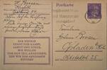 Deutschland, Drittes Reich Postkarte/Ganzsachen Der Führer kennt nur Kampf, Arbeit und Sorge, Stempel Krefeld -