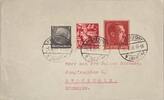 Deutschland, Drittes Reich Briefumschlag mit Briefmarke Stockholm-Frankfurt(Main) -