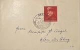 Deutschland, Drittes Reich Briefumschlag mit Briefmarke Stempel Berlin, Europas Einheitsfront gegen den Bolschewismus -
