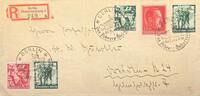 Deutschland, Drittes Reich Briefumschlag mit Briefmarke Stempel Berlin Charlottenburg -