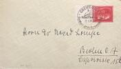 Deutschland, Drittes Reich Briefumschlag mit Briefmarke Stempel Greifswald -