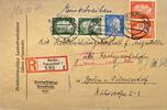 Deutschland, Drittes Reich Briefumschlag mit Briefmarke Stempel Berlin Tempelhof -