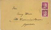 Deutschland, Drittes Reich Briefumschlag mit Briefmarke Stempel Griesheim -