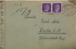 Deutschland, Drittes Reich Briefumschlag mit Briefmarke Stempel Berlin -