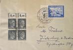 Deutschland, Drittes Reich Briefumschlag mit Briefmarke Stempel: Reichsmessestadt Leipzig -