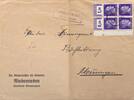 Deutschland, Drittes Reich Briefumschlag mit Briefmarke Stempel: Niederrieden über Memmingen -