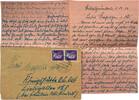 Deutschland, Drittes Reich Brief mit Briefumschlag und Briefmarke Stempel: Mittelgründau Oberhessen -