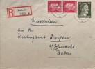 Deutschland, Drittes Reich Briefumschlag mit Briefmarke Stempel: Berlin, Singen(Hohentwiel) -