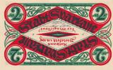 Bielefeld 2 Mark Notgeld Papier Platzanweisung der Gemeinde, Nr. B50079 -