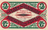 Bielefeld 2 Mark Notgeld Papier Platzanweisung der Gemeinde, Nr. B50080 -