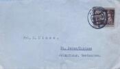 Deutschland, Drittes Reich Briefumschlag mit Briefmarke Stempel: Pinneberg, Großdeutschesreich -