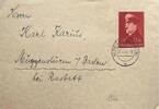 Deutschland, Drittes Reich Briefumschlag mit Briefmarke Stempel: Herrenalb -