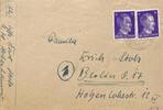 Deutschland, Drittes Reich Briefumschlag mit Briefmarke Stempel: Hohenkammer -